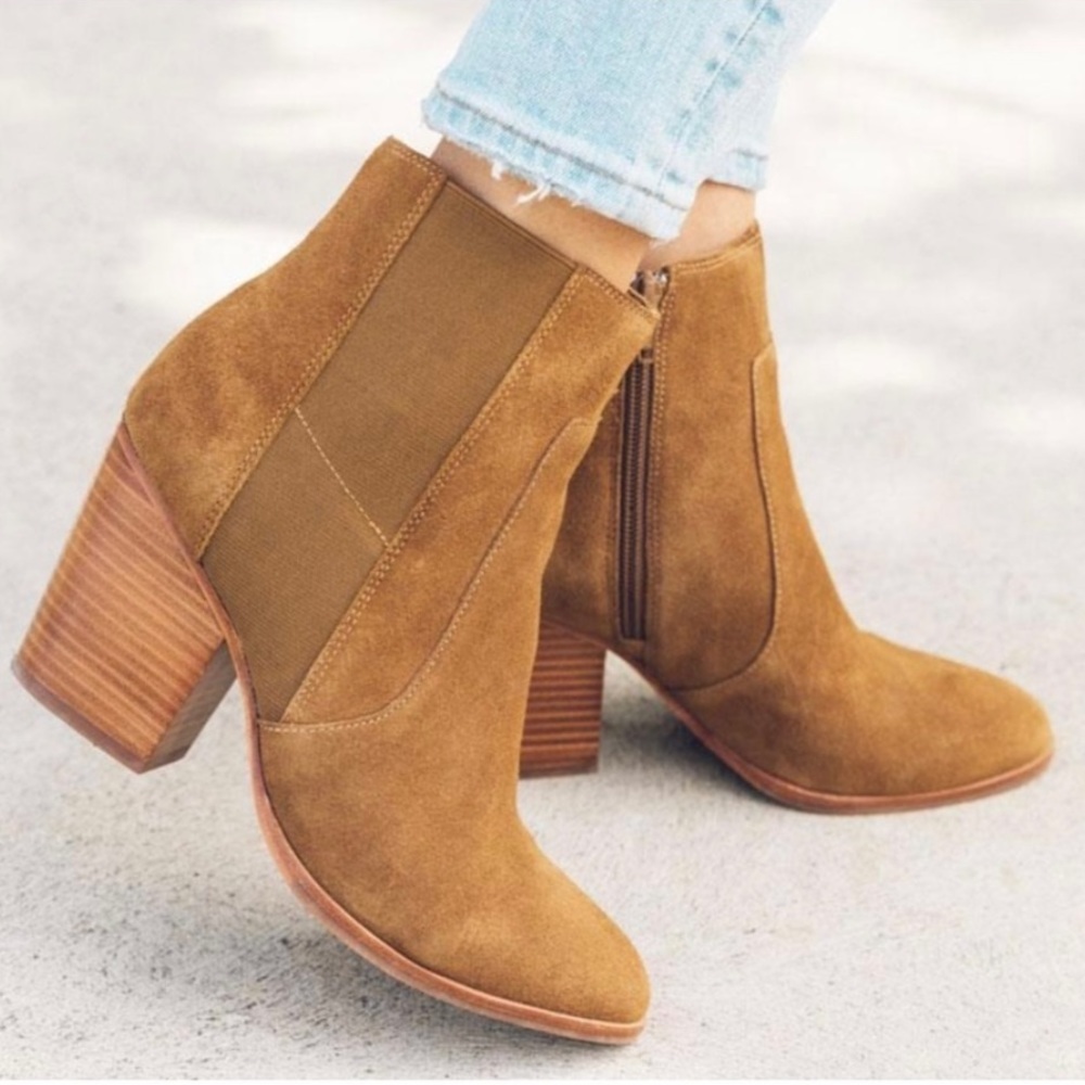 Soludos‎ Emma Suede Ankle  Boots 6.5